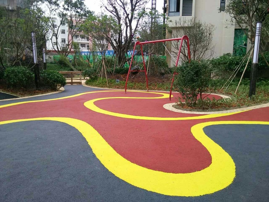 悅景臺(tái)中心花園EPDM顆粒6