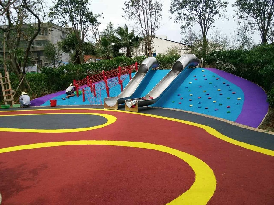 悅景臺(tái)中心花園EPDM顆粒7